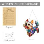 Colorful Acrylic Dog Suncatcher Ornament for Windows