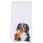Funny Bernese Mountain Dog Kitchen Towels 16x24
