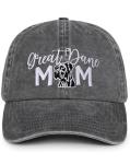 Vintage Grey Great Dane Hat for Dog Moms