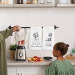 Cute Poodle Kitchen Towels Set for Dog Lovers