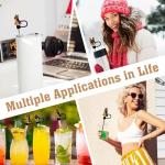 German Shepherd Straw Topper for Cups and Decor