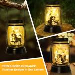 Bernese Mountain Dog Solar Lantern for Dog Lovers