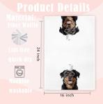Cute Rottweiler Hand Towels Set for Dog Lovers