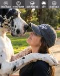Vintage Grey Great Dane Hat for Dog Moms