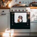 Funny Bernese Mountain Dog Kitchen Towels 16x24