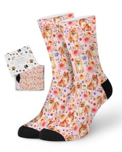 Pomeranian Fun Crew Socks for Dog Lovers