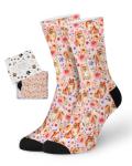 Pomeranian Fun Crew Socks for Dog Lovers