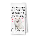 Funny Pomeranian Dish Towels for Dog Lovers