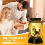 Bernese Mountain Dog Solar Lantern for Dog Lovers