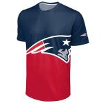 New England Patriots Colorblock Rash Guard for Men