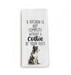 Funny Collie Dog Kitchen Towel for Dog Lovers