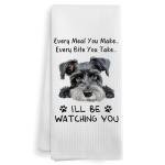 Schnauzer Kitchen Towels for Dog Lovers