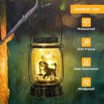 Bernese Mountain Dog Solar Lantern for Dog Lovers