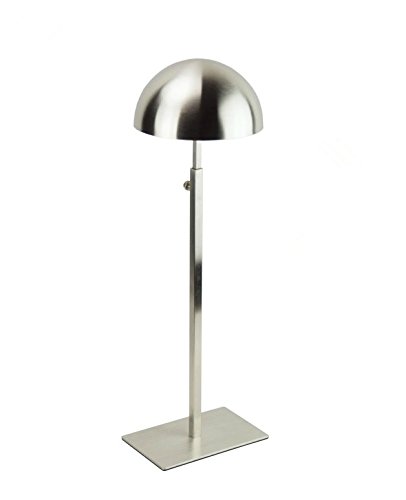 Brushed Metal Helmet Display Stand Rack