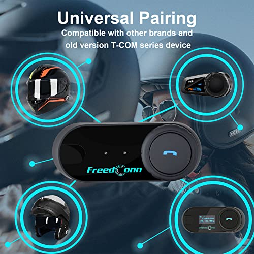 FreedConn T-COMVB Bluetooth Helmet Headset for Riders
