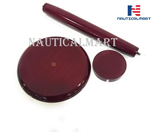 Cherry Finish Wooden Helmet Stand by NauticalMart