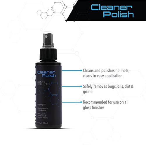 Molecule Helmet Cleaner and Polish Spray, 4 oz