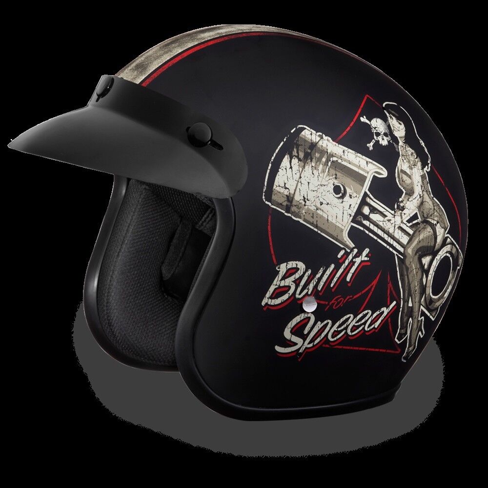Daytona Cruiser Open Face Motorcycle Helmet