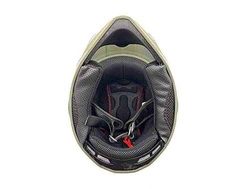 MMG Dual Sport Flip-Up Helmet - Matte Green