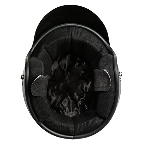 Raider Open Face Helmet for Adults, Black