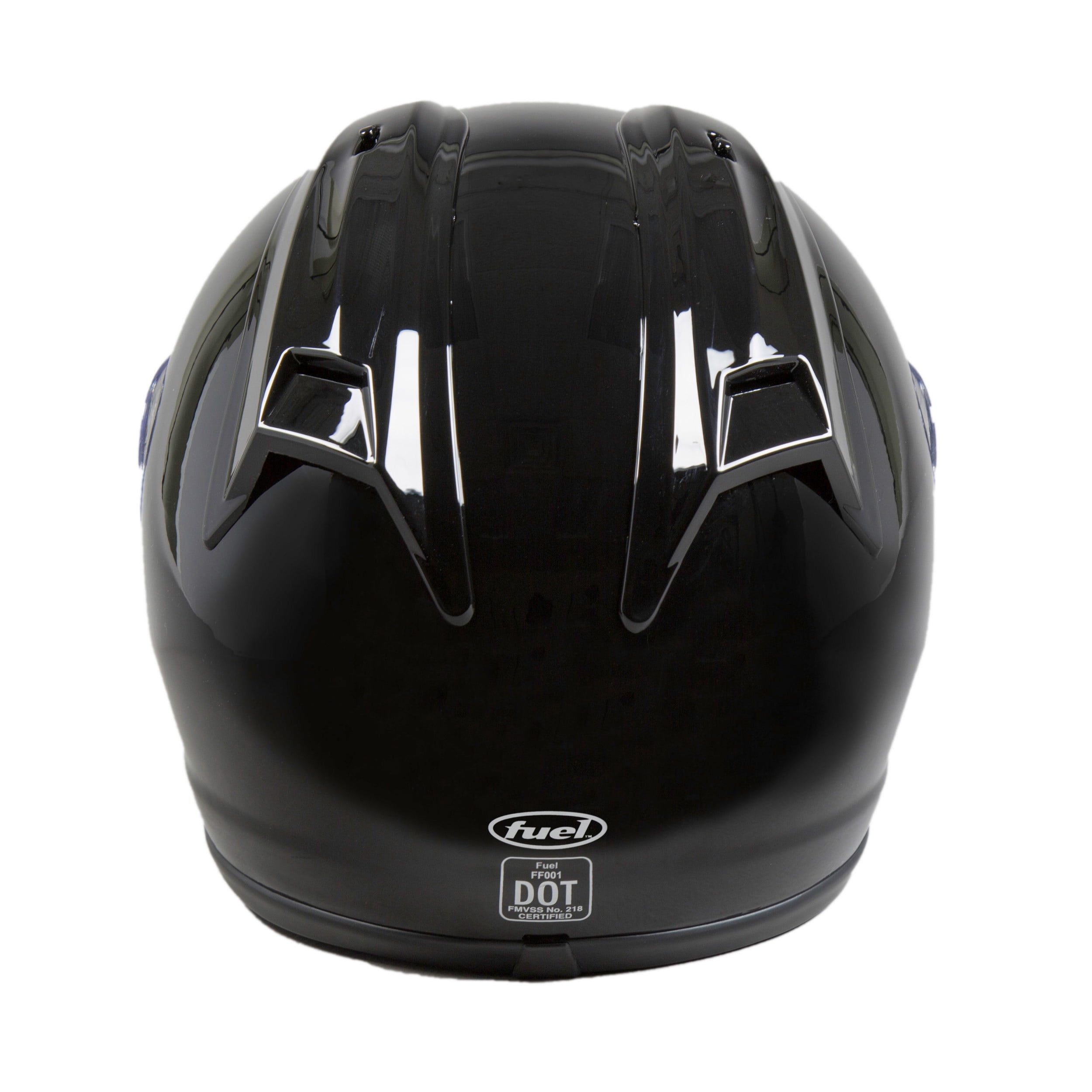 Gloss Black X-Large Full-Face Motorcycle Helmet