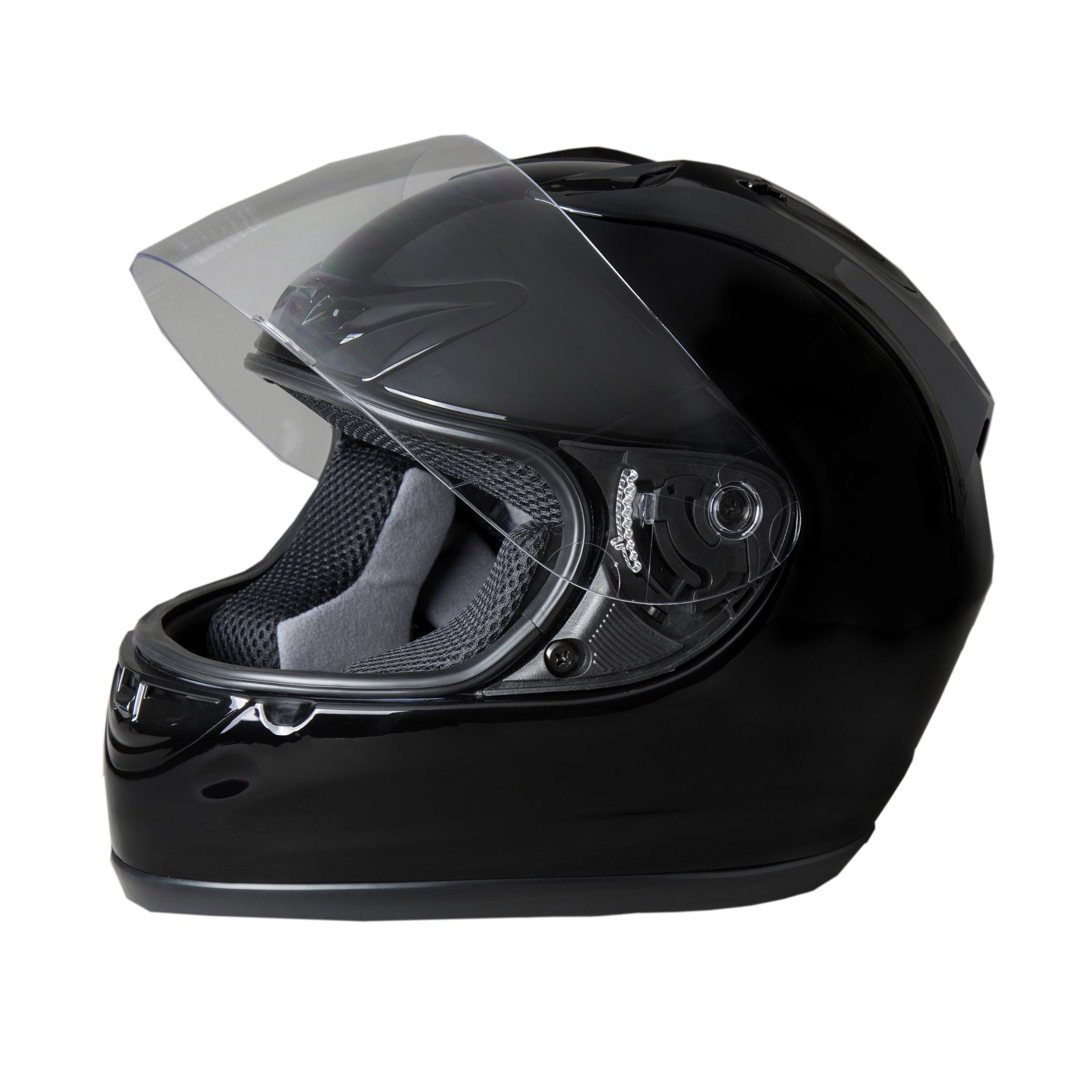 Gloss Black X-Large Full-Face Motorcycle Helmet