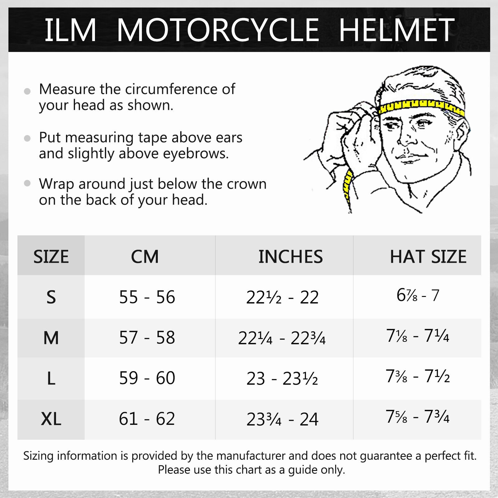 ILM Full Face Motorcycle Helmet with Neck Scarf