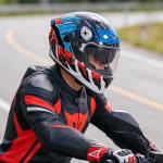VCOROS X9 Full Face Helmet with Bluetooth and Visor