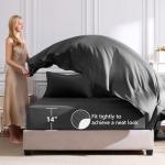 Dark Grey Queen Comforter Set - 7 Pieces