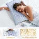 Queen Size Shredded Memory Foam Pillows Set of 2