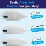 Sidney Sleep Adjustable Curved Contour Pillow – Queen