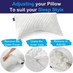 Sidney Sleep Adjustable Curved Contour Pillow – Queen