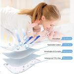 Waterproof Bassinet Mattress Pad Cover 2-Pack