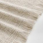 Bouina Soft Cashmere Feel Throw Blanket in Beige