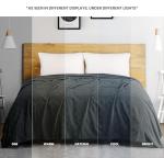 Utopia Bedding Smoke Gray Cotton Queen Blanket