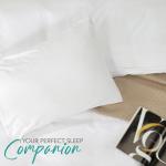 Soft Microfiber Queen Duvet Cover Set - White