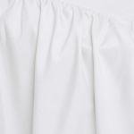 Lightweight Ruffled Bed Skirt - Bright White 16" Drop