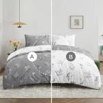Reversible Floral Queen Duvet Cover Set, 3 Pieces