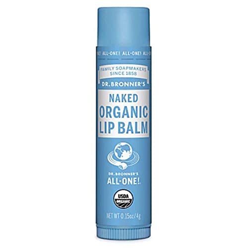 Dr. Bronner's Organic Naked Lip Balm 0.15 Ounce