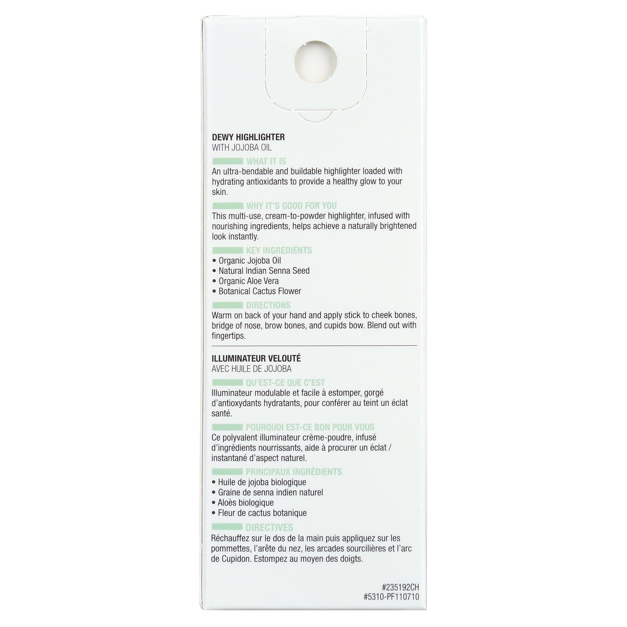 Physicians Formula Organic Wear Dewy Highlighter Stick