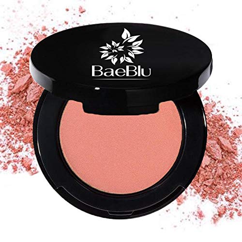BaeBlu Natural Pressed Mineral Blush, Dusty Rose
