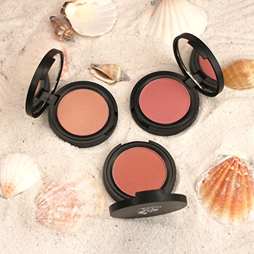 BaeBlu Natural Pressed Mineral Blush, Dusty Rose