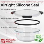 Magic Mill Borosilicate Glass Meal Prep Containers Set