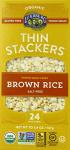 Lundberg Organic Brown Rice Thin Stackers, Salt Free