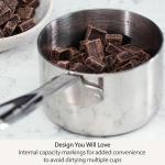 Stainless Steel Measuring Cup Set - 5 Pieces