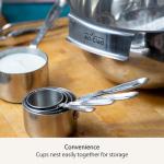 Stainless Steel Measuring Cup Set - 5 Pieces