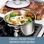 10-Piece All-Clad Stainless Steel Cookware Set