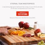 Extra Large Teak Cutting Board with Juice Groove