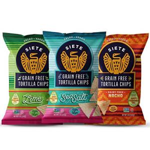 Siete Grain Free Tortilla Chips Variety Pack 6ct