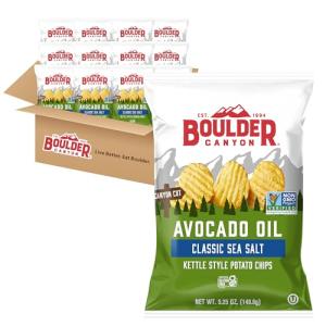 Boulder Canyon Sea Salt Avocado Oil Potato Chips